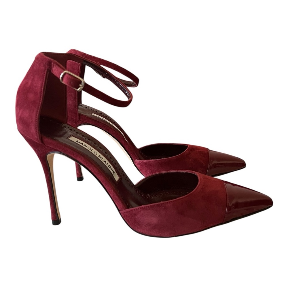 Elegant Burgundy Stiletto Heels